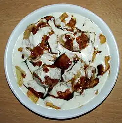Chaat, a starter in Indian cuisine