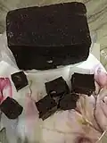 Black halwa from Kerala