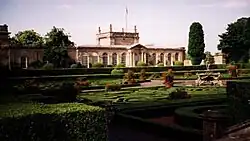 Blenheim Palace, east façade and orangery.