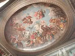 The Triumph of the Duke of Marlborough, Saloon ceiling c.1720 by Louis Laguerre