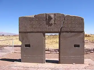Gateway of the Sun, Tiahuanaco, Bolivia, c.375-500 AD[82]