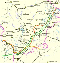 Demarcation lines between Poland and Lithuania 1919–1939