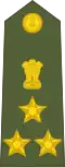 Brigadier (Hindi: ब्रिगेडियर) (Indian Army)[18]