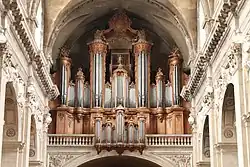 The Cavaillé-Coll organ of the cathedral of Nancy, featured the first 32′ Bombarde in France. (France)
