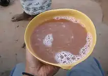 Burukutu, a locally-made beer using Guinea corn in Nigeria