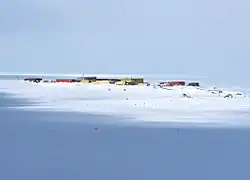 The main CFS Alert complex from the south, May 2016