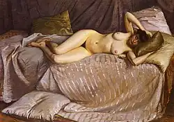 Nude Lying on a Couch (1873) Promised gift to the Metropolitan Museum of Art[76]