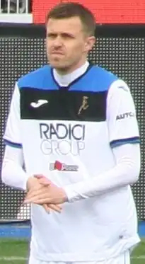 Josip Iličić in an Atalanta away kit