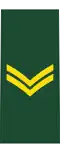 Corporal (French: Caporal) (Canadian Army)[42]