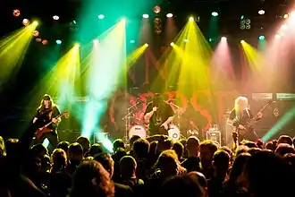 Cannibal Corpse performing at Heidelberg, Baden-Württemberg, Germany in October 2024
