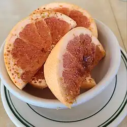 Caramelized grapefruit