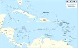 Caribbean maritime boundaries