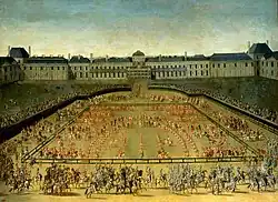 Grand Carrousel of 1662 at the Tuileries under Louis XIV to celebrate the birth of his son Louis, Dauphin of France