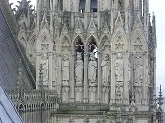 Detail of the north tower