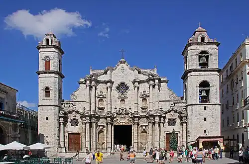 Havana Cathedral, Cuba, built between 1748-1777[47]
