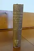 1879 copy of "The Electrical Researches of the Honourable Henry Cavendish F.R.S."