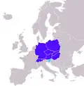 Central European countries in Encarta Encyclopedia (2009):[114] &nbsp;&nbsp;Central European countries &nbsp;&nbsp;Slovenia in "south central Europe"
