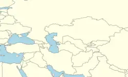 Ashgabat is located in Central Asia