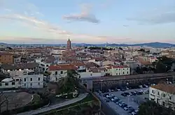 View of the historic centre of Grosseto
