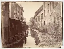 The Bièvre river was used to dump the waste from the tanneries of Paris; it emptied into the Seine.