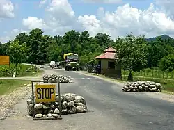 Checkpoint in Western Nepal.