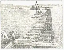 Completion of the East Sea Dam at Yantai Port in 1919