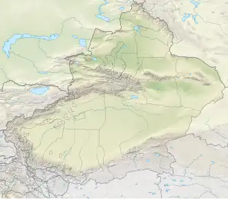 Turpan is located in Xinjiang