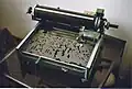 Chinese typewriter (index-type) produced by Shuangge, with 2,450 characters