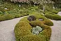 The style of topiary plant sculpture known as ōkarikomi in Chionin Garden