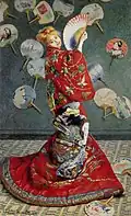 Madame Monet in a Japanese Kimono, 1876, Museum of Fine Arts, Boston