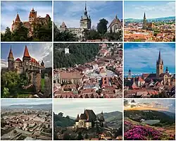 Bran Castle • Sighișoara • Cluj-Napoca • Corvin Castle • Brașov • Sibiu • Alba Iulia • Biertan fortified church • Cindrel Mountains