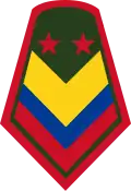 Sargento mayor (Colombian National Army)[30]