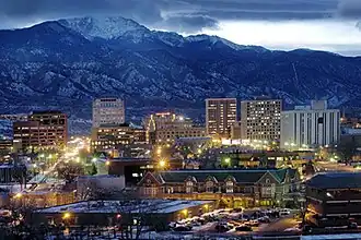 Colorado Springs skyline