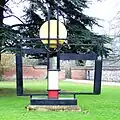 Sculpture construction: Crucifixion, homage to Mondrian, by Barbara Hepworth, United Kingdom (2007)