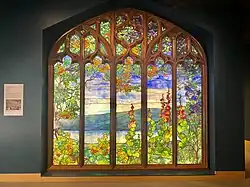 Tiffany glass window from Rochroane Castle (1905), now in the Corning Museum of Glass[51]