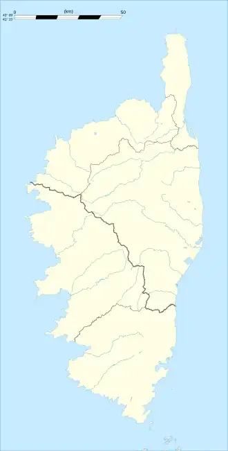 Ajaccio is located in Corsica