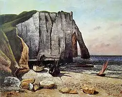 Cliffs at Etretat, After the Storm, 1870