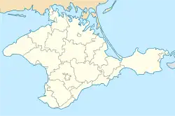 Sevastopol is located in Crimea