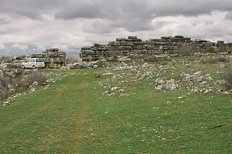 Daorson, Bosnia, built around a prehistoric central fortified settlement or acropolis (existed there cca. 17–16th to the end of the Bronze Age, cca. 9-8th c. BCE), surrounded by cyclopean walls (similar to Mycenae) dated to the 4th c. BCE.