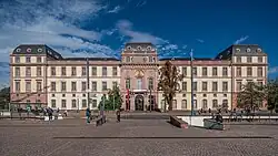 Darmstadt former Ducal Palace, now part of TU Darmstadt, with market square