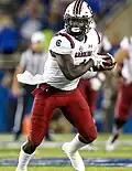 Deebo Samuel, BA 2019, wide receiver for the Washington Commanders