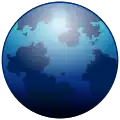 Blue globe artwork, distributed with the source code, and is explicitly not protected as a trademark[294]