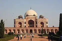Humayun's Tomb in Delhi, the first fully developed Mughal imperial tomb (1560–1570)[277]