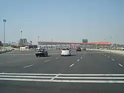 Toll gate of the Delhi Gurgaon Expressway
