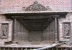 Desay Madu Jhya (window) in Kathmandu, Nepal