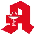 Red "A" (Apotheke) sign, used in Germany