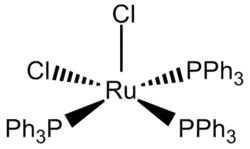 Dichlorotris(triphenylphosphine)ruthenium(II) is a precatalyst based on ruthenium.