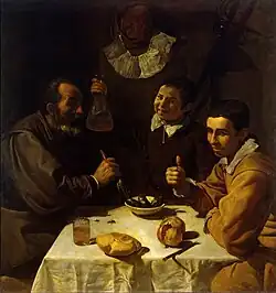 Spanish Baroque: The Lunch by Diego Velázquez (1617)