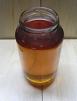 Sample of diesel fuel