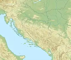 Neretva is located in Dinaric Alps